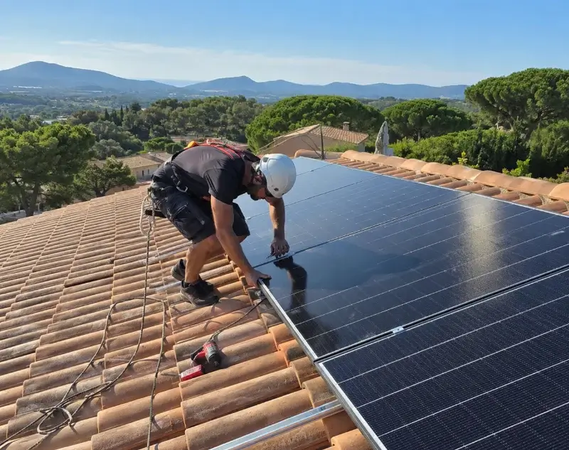 Installateur panneaux solaires Larressore — pose photovoltaïque sur toiture